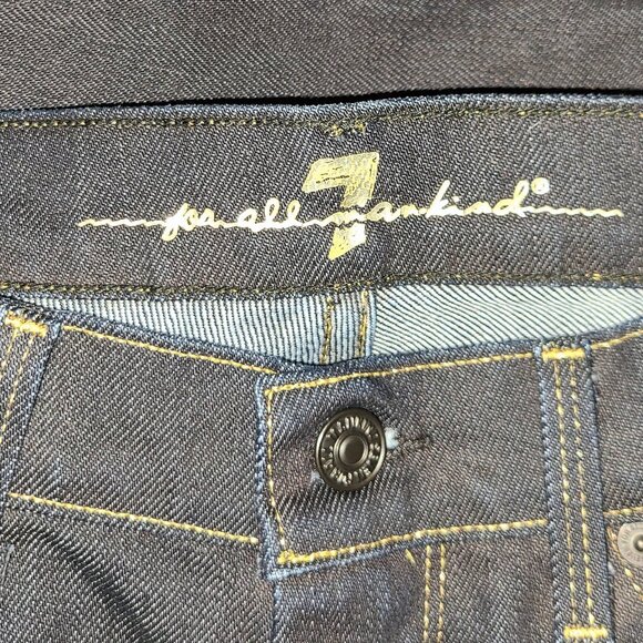 7 FOR ALL MANKIND 7FAM Gold Digger Straight Jeans, Size 29 - Picture 4 of 6